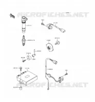 SYSTEME D&acute;ALLUMAGE pour Kawasaki NINJA ZX-9R