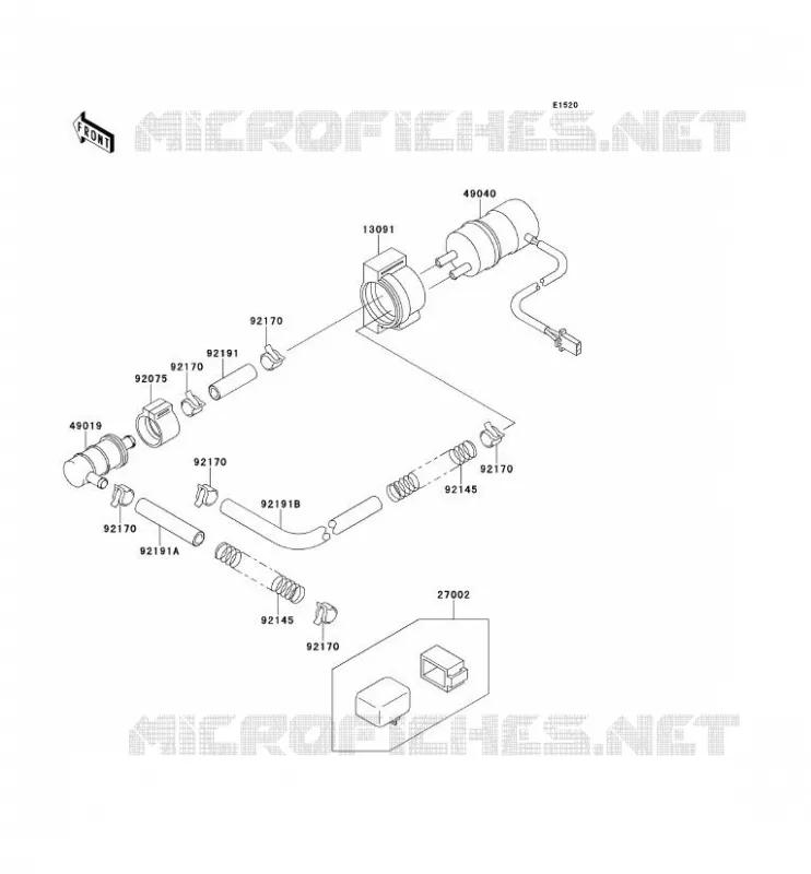 POMPE A ESSENCE Kawasaki MOTOS 900 2000 NINJA ZX-9R  ZX900-E1