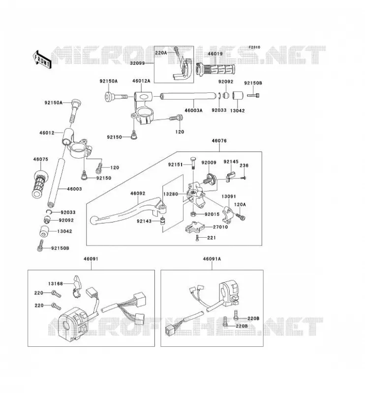 GUIDON Kawasaki MOTOS 900 2000 NINJA ZX-9R  ZX900-E1H