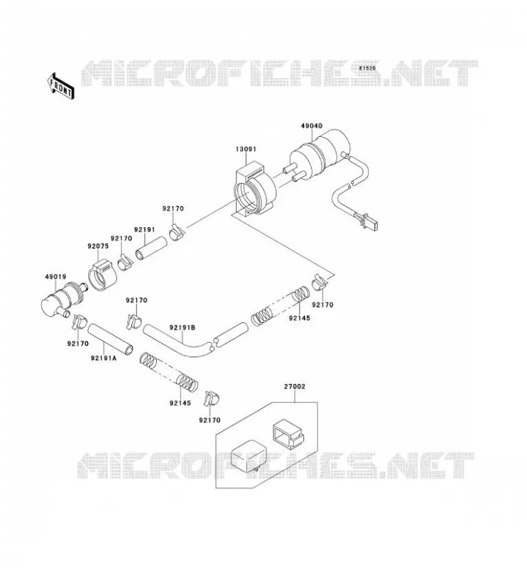 POMPE A ESSENCE Kawasaki MOTOS 900 2000 NINJA ZX-9R  ZX900-E1H