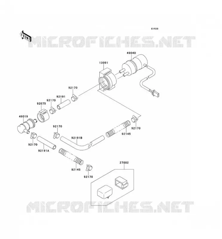 POMPE A ESSENCE Kawasaki MOTOS 900 2000 NINJA ZX-9R  ZX900-E1H