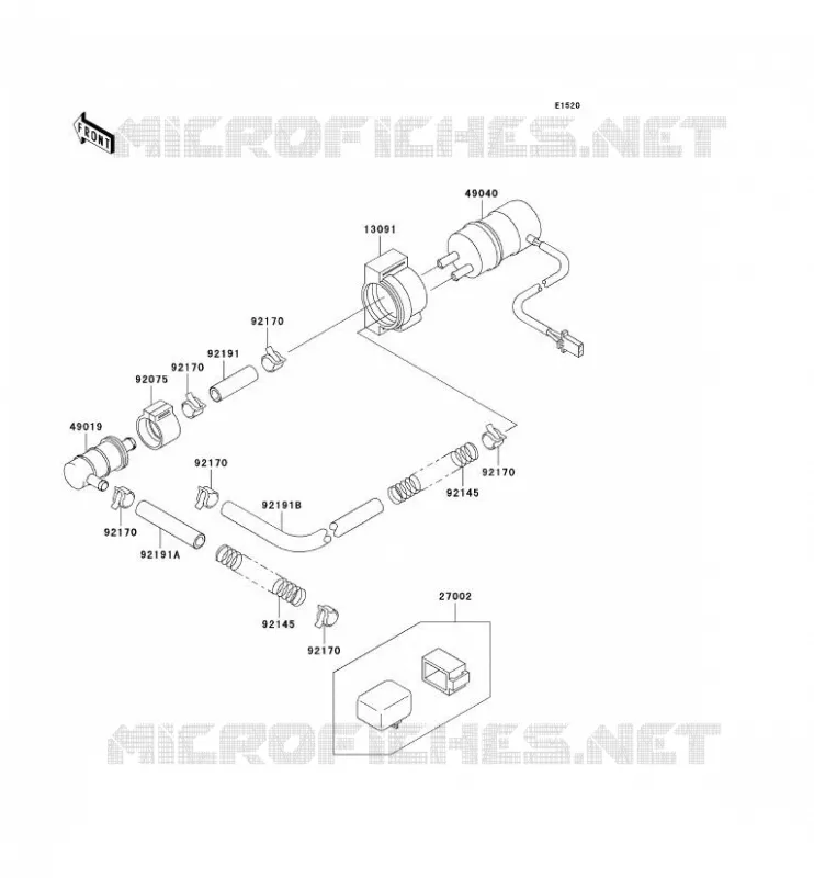 POMPE A ESSENCE Kawasaki MOTOS 900 2001 NINJA ZX-9R  ZX900-E2P