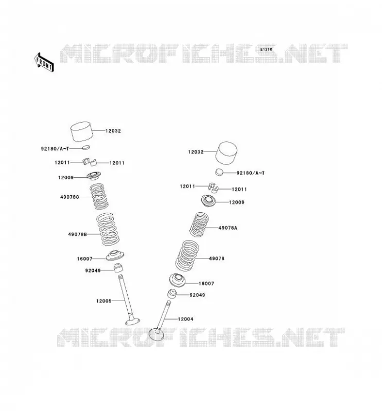 SOUPAPE Kawasaki MOTOS 900 2001 NINJA ZX-9R  ZX900-E2P