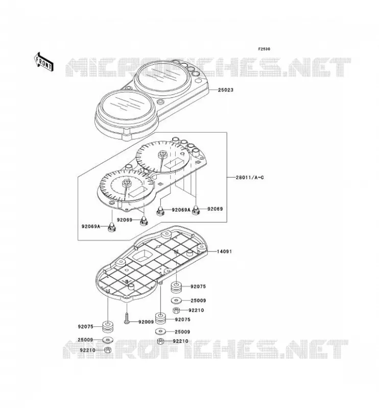 COMPTEURS Kawasaki MOTOS 900 2001 NINJA ZX-9R  ZX900-E2P