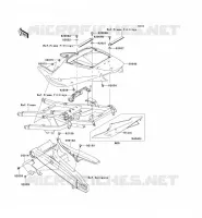CACHE LAT&Eacute;RAL/GARDE CHAINE pour Kawasaki NINJA ZX-9R