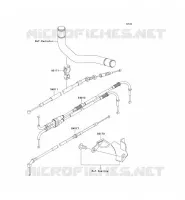 CABLES pour Kawasaki NINJA ZX-9R