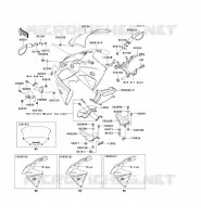 CARENAGE pour Kawasaki NINJA ZX-9R