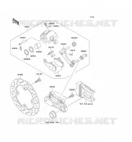 FREIN ARRIERE pour Kawasaki NINJA ZX-9R