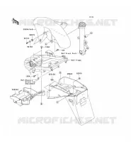 GARDE BOUE pour Kawasaki NINJA ZX-9R