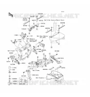 PIECE DE CADRE (COUVERTURE) pour Kawasaki NINJA ZX-9R