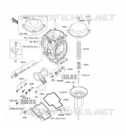 PI&Egrave;CES DE CARBURATEUR pour Kawasaki NINJA ZX-9R