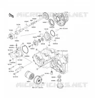 POMPE A HUILE pour Kawasaki NINJA ZX-9R