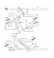 REPOSE PIED pour Kawasaki NINJA ZX-9R