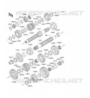 TRANSMISSION pour Kawasaki NINJA ZX-9R