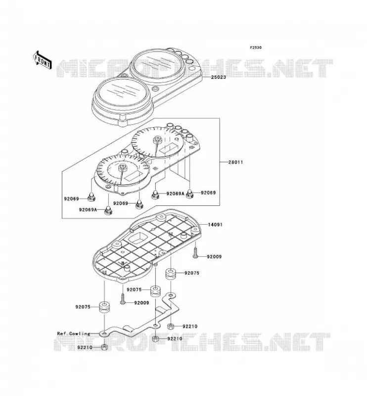COMPTEURS Kawasaki MOTOS 900 2003 NINJA ZX-9R  ZX900-F2H