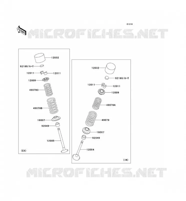 SOUPAPE Kawasaki MOTOS 900 2003 NINJA ZX-9R  ZX900-F2H