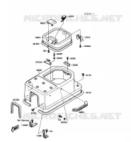CAPOT MOTEUR pour Kawasaki JET MATE