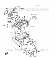 CARTER MOTEUR(S) pour Kawasaki JET MATE
