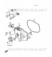 COUVERCLES MOTEUR pour Kawasaki JET MATE
