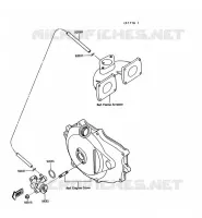 POMPE A HUILE pour Kawasaki JET MATE