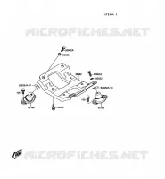 SUPPORT MOTEUR pour Kawasaki JET MATE