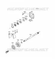 ARBRE DE TRANSMISSION pour Kawasaki JET MATE