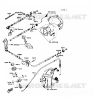 CABLE pour Kawasaki JET MATE