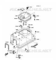 CAPOT MOTEUR pour Kawasaki JET MATE