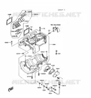 CARTER MOTEUR(S) pour Kawasaki JET MATE