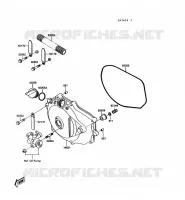 COUVERCLES MOTEUR pour Kawasaki JET MATE