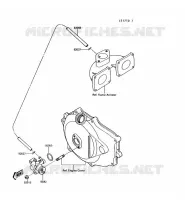 POMPE A HUILE pour Kawasaki JET MATE