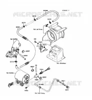 REFROIDISSEMENT pour Kawasaki JET MATE