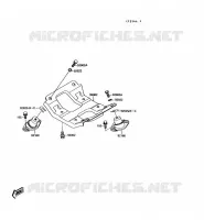 SUPPORT MOTEUR pour Kawasaki JET MATE