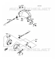TRINGLE(REVERSE) pour Kawasaki JET MATE