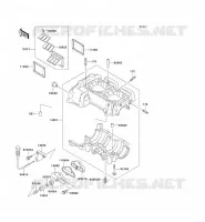 CARTER MOTEUR(S) pour Kawasaki JET SKI X-2