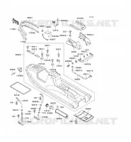 COQUE pour Kawasaki JET SKI X-2