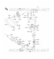 &Eacute;CHAPPEMENT pour Kawasaki JET SKI X-2