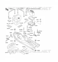 PIECE COQUE pour Kawasaki JET SKI X-2