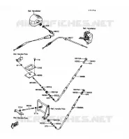 CABLES pour Kawasaki JET SKI X-2