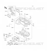 CARTER MOTEUR(S) pour Kawasaki JET SKI X-2