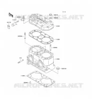 CULASSE/CYLINDRE pour Kawasaki JET SKI X-2