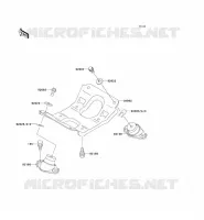 SUPPORT MOTEUR pour Kawasaki JET SKI X-2