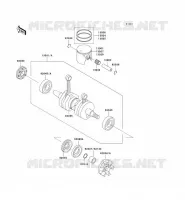 VILEBREQUIN/PISTON pour Kawasaki JET SKI X-2