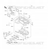 CARTER MOTEUR(S) pour Kawasaki JET SKI X-2