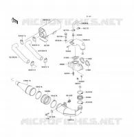 &Eacute;CHAPPEMENT pour Kawasaki JET SKI X-2