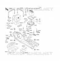 PIECE COQUE pour Kawasaki JET SKI X-2