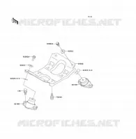 SUPPORT MOTEUR pour Kawasaki JET SKI X-2