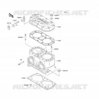 CULASSE/CYLINDRE pour Kawasaki JET SKI X-2
