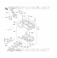 CARTER MOTEUR(S) pour Kawasaki JET SKI X-2