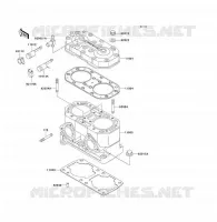 CULASSE/CYLINDRE pour Kawasaki JET SKI X-2